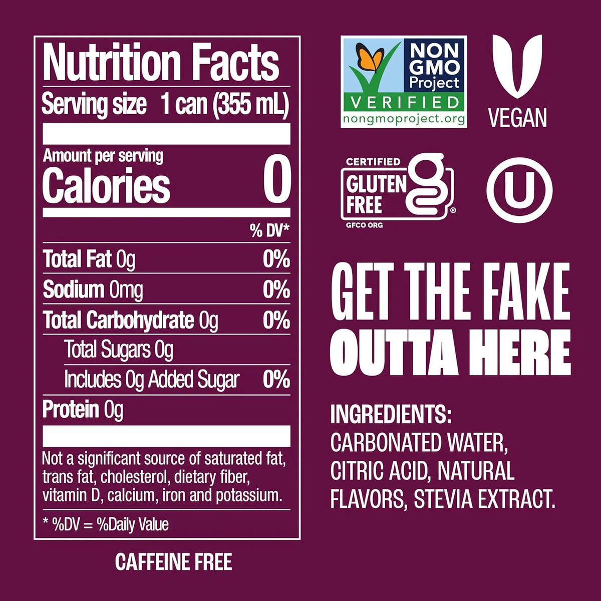 Zevia Zero Sugar Soda, Black Cherry, 12 oz Cans (24-Pack) – Naturally Sweetened, Non-GMO Project Verified, Gluten-Free, Vegan